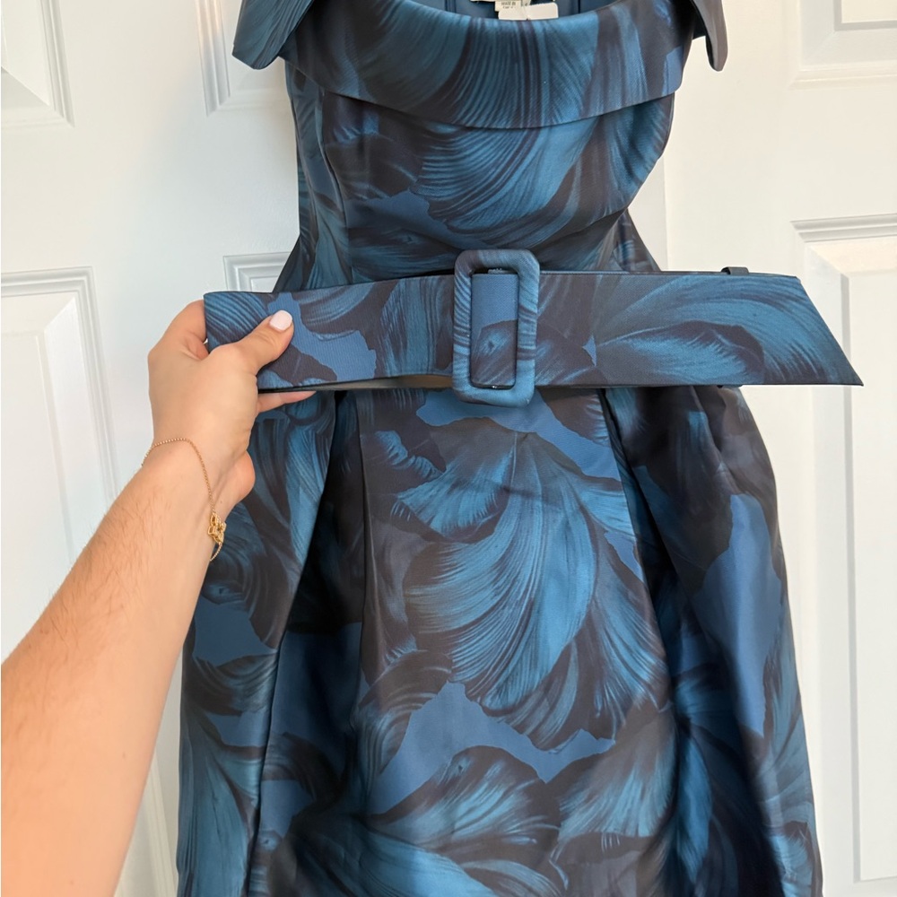 Sachin + Babi Blue Strapless Maxi Dress - Picture 5 of 5